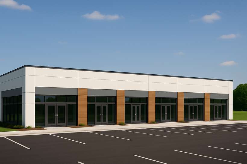 The Shops At Asturia building rendering